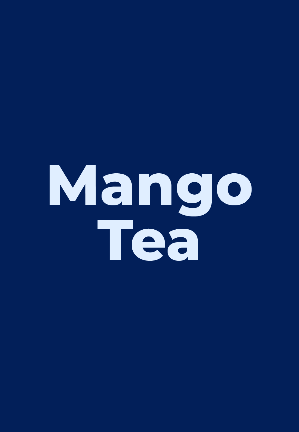 Mango Iced Tea